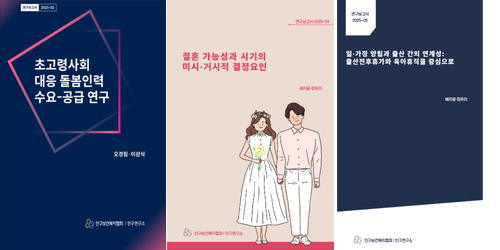 인구 특별이슈 연구 보고서