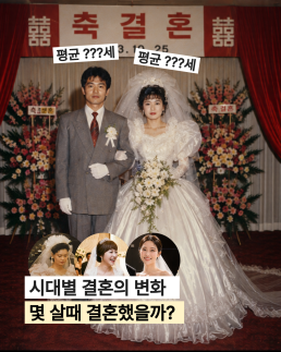 인구정책알리기86 시대별 결혼초혼연령 합계출산율의 변화 