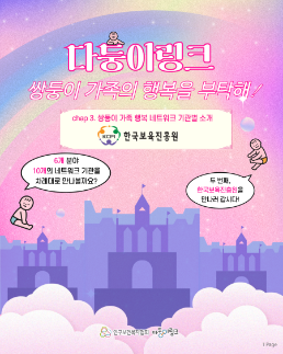 다둥이링크 쌍둥이 가족 행복 네트워크 기관별 소개한국보육진흥원